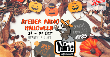 HALLOWEEN POSTER GLOBULE RADIO CHAMONIX